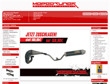 Tablet Screenshot of mopedtuner.at